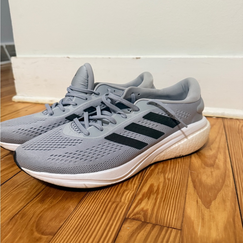 Adidas Light Gray Athletic Sneakers